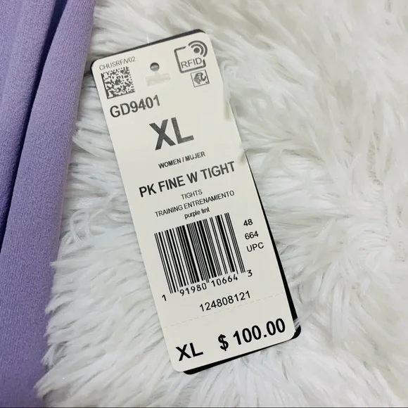 New Adidas Primeknit Fine Tights Size XL GD9401 - Picture 3 of 6